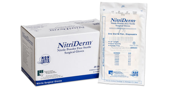 INNOVATIVE NITRIDERM® STERILE POWDER-FREE SURGICAL GLOVES