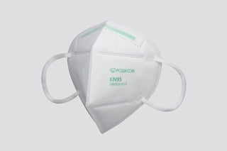 White Powecom® KN95 Respirator Face Mask - Ear Loop - 10 masks per pack