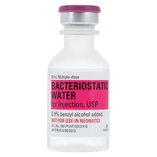 WATER BACTERIOSTATIC, VIAL 30ML (25/PK)