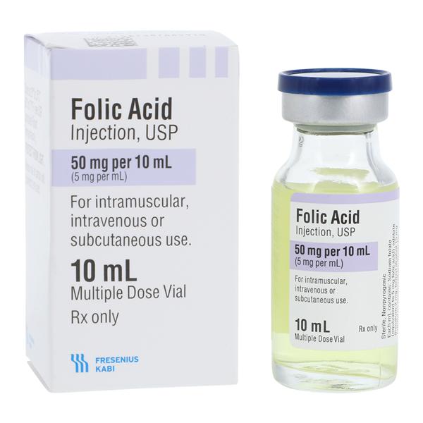 FOLIC ACID, MDV 5MG/ML 10ML