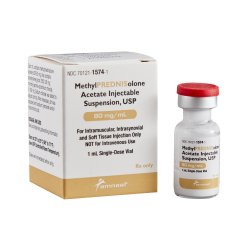 METHYLPREDNISOLONE ACETATE, SDV 80MG/ML 1ML