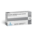 STRONG BLACK NITRILE EXAM GLOVES - PLATINUM- 100/BX-10 BX/CS POWDER FREE