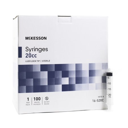 SYRINGE, LL 20CC (100/BX)