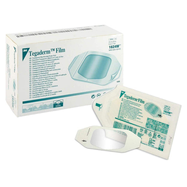 TEGADERM DRESSING, W/WINDOW 2 3/8X2 3/4 (100BX)