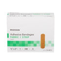 ADHESIVE FABRIC STRPIP BANDAGE RECTANGLE  3/4X3(100/BX 24BX/CS)