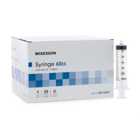 SYRINGE, LL 60CC (25/BX)