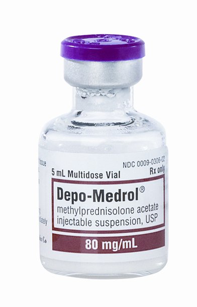 DEPO-MEDROL, METHYLPREDNISOLONE ACETATE VL 80MG/ML 5ML