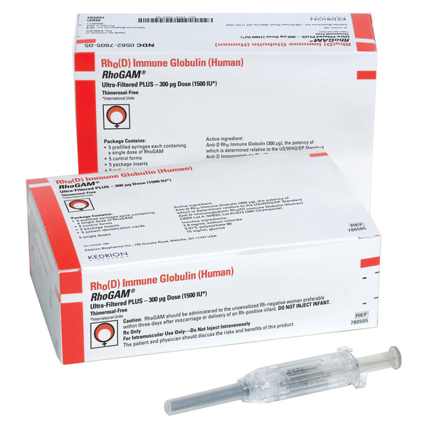 RHOGAM PLUS PRE-FILLED SYRINGE ULTRA-FILTERED PLUS 300MCG 1 SYRINGE