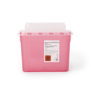 SHARPS CONTAINER RED 5.4QT WALL MOUNT