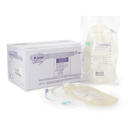 BLOOD DRAWING KIT 600 ML KSHIELD ADVANTAGE (50/CS)