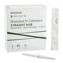 Peripheral IV Catheter McKesson Prevent® R 20 Gauge 1 Inch Button Retracting Safety Needle