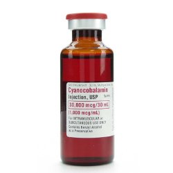 Vitamin B12 Cyanocobalamin 1,000 mcg / mL Injection Multiple Dose Vial 30 mL
