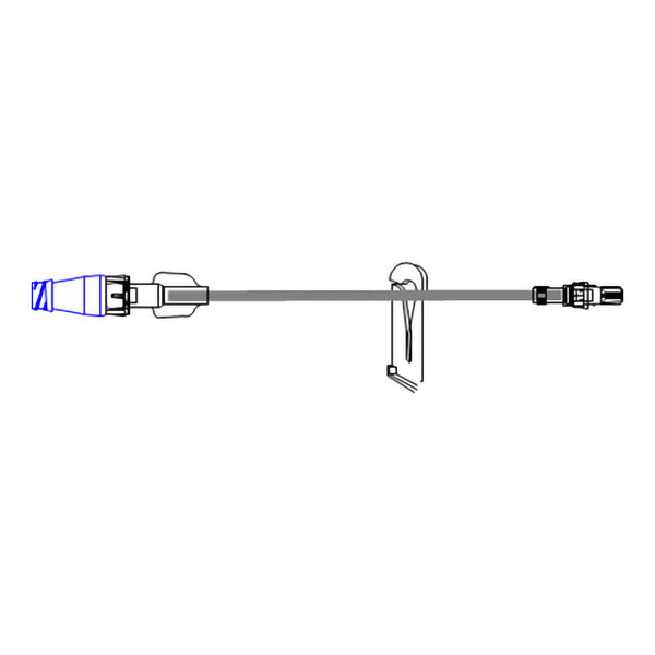 Extension Set McKesson 7-1/2 Inch Tubing 1 Port 0.31 mL Priming Volume DEHP-Free