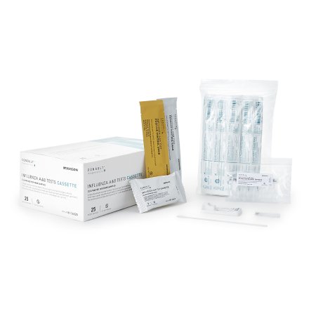 FLU TEST KIT A & B, CONSULT CLIA WAIVED (25TEST/KIT)
