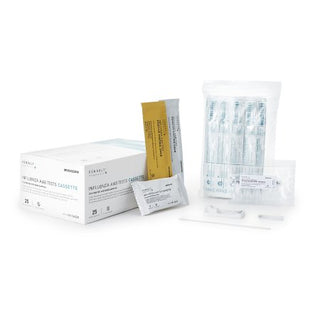 FLU TEST KIT   A & B, CONSULT CLIA WAIVED (25TEST/KIT)