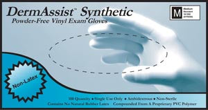 INNOVATIVE DERMASSIST® VINYL SYNTHETIC POWDER-FREE EXAM GLOVES