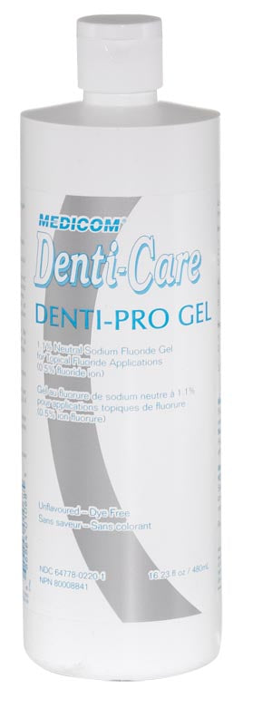 MEDICOM DENTI-CARE DENTI-PRO 1.1% NEUTRAL SODIUM FLUORIDE GEL