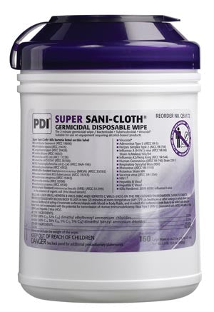 PDI SUPER SANI-CLOTH® GERMICIDAL DISPOSABLE WIPE