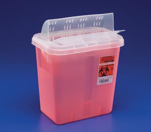 CARDINAL HEALTH IN-ROOM CONTAINERS WITH ALWAYS-OPEN LIDS
