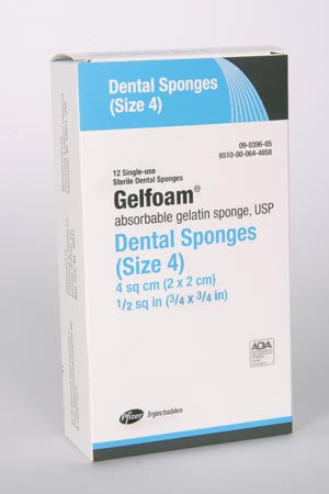 PFIZER GELFOAM® ABSORBABLE DENTAL SPONGE