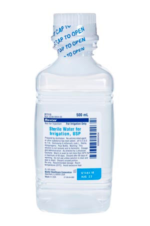BAXTER STERILE WATER