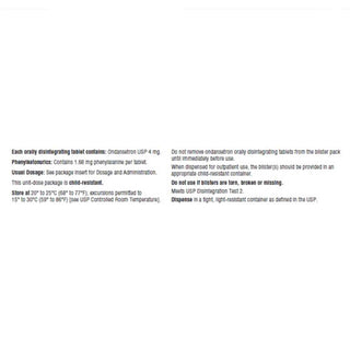 Ondansetron 4 mg Tablet 30 Tablets
