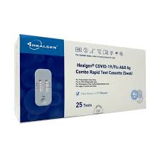 Healgen™ COVID-19/Flu A and B Ag Combo Rapid Test 25/bx