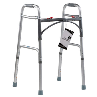 Adult Two Button Folding Walker