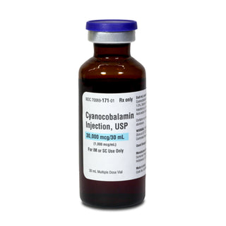 Vitamin B12 Cyanocobalamin 1,000 mcg / mL Injection Multiple Dose Vial 30 mL